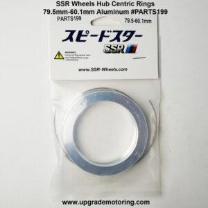 SSR Wheels Hub Centric Rings 79.5-60.1 Aluminum Pair PARTS199