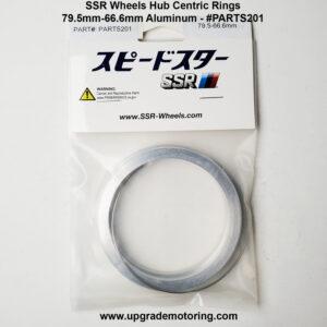 SSR Wheels Hub Centric Rings 79.5-66.6 Alum Pair PARTS201
