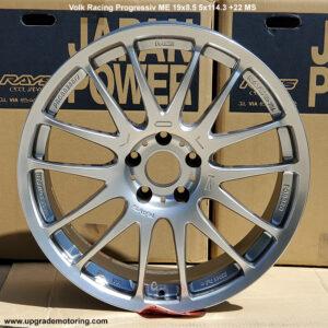 Volk Racing Progressiv ME 19×8.5 5×114.3 +22 Mercury Silver