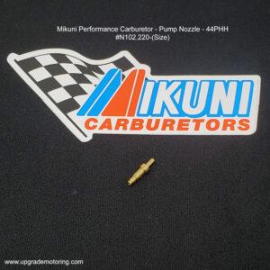 Mikuni Carburetor – Pump Nozzle Size 40 44PHH #N102.202-0.40