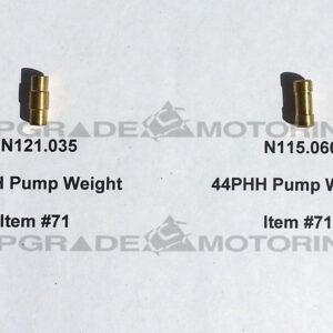 Mikuni Carburetor – Pump Weight 40PHH #71 #N121.035