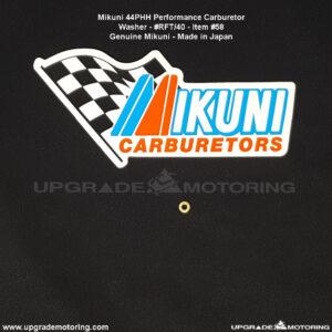 Mikuni Carburetor – Washer, Pump Rod 44PHH #RFT/40 #58