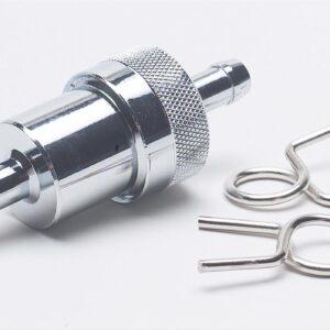 Russell Performance Chrome Street Fuel Filter 5/16in in/out #645060