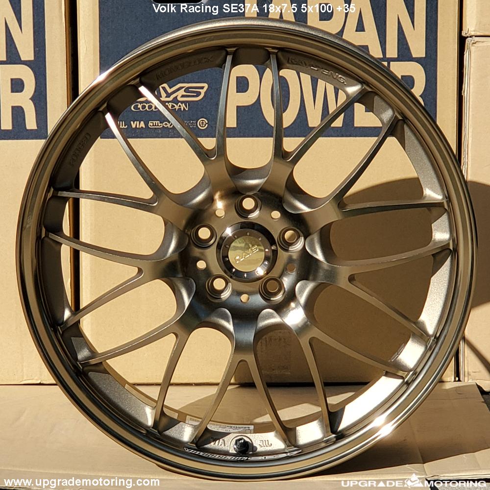 Volk Racing SE37A Wheel 18x7.5 5x100 +35 Bronze.