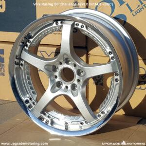 Volk Racing SF Challenge 18×8.0 5×114.3 +29 Silver Single