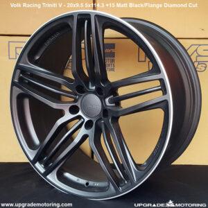 Volk Racing Triniti V Wheel 20×9.5 5×114.3 +15 Matt Black/DC Single