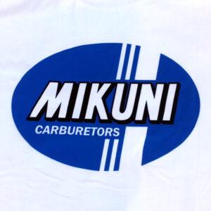 Mikuni Carburetor – T-Shirt White – Vintage Logo – Medium
