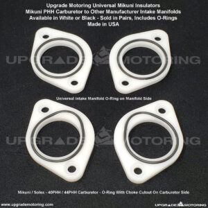 Upgrade Motoring Mikuni PHH Carb Uni O-Ring Insulator Whi 1 Set