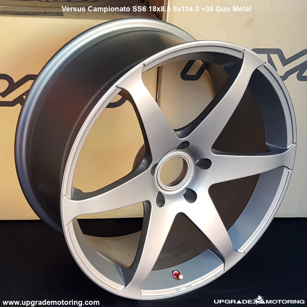 Versus Campionato SS6 18x8.5 5x114.3 +35* Gun Metal Wheel