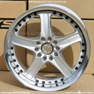 Volk Racing AV3 Wheel 17×9.0 5×114.3 +44 Silver