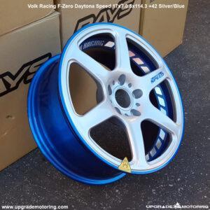 Volk Racing F-Zero DaytonaSpeed 17×7.0 5×114.3 +42 Sil/Blu Single