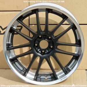 Volk Racing GT-30 Wheel 20×9.5 5×114.3 +23 Matte Black – Single