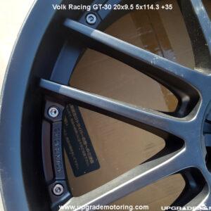 Volk Racing GT-30 20×9.5 5×114.3 +35 Black/Phantom – Single