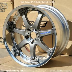 Volk Racing GT-7 Wheel 19×10.5 5×114.3 +24 Gun Metal Single