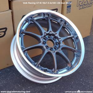 Volk Racing GT-N Wheel 18×7.5 4×100 +36 Gun Metal