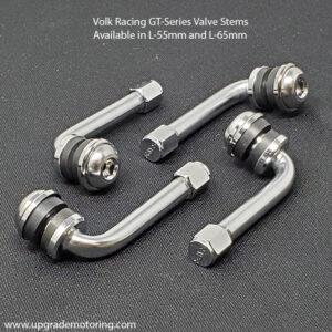 Volk Racing Valve Stem – GT Series 90 angle L55mm Chrome