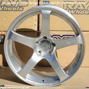 Yokohama Kreutzer Series Vi Wheel 19×9.5 5×120 +20 Platinum Sil