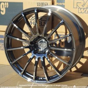 Yokohama Connoisseur No. 151C 20×10 5×120 +22 Bright Chrome Wheel