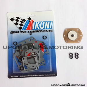 Mikuni 44PHH Carburetor Gasket Kit w/Pump Diaphragm, Fig 8 #Z70-1044PDFE
