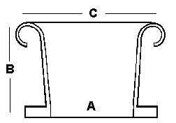 TWM/Borla Induction – Air Horn Mikuni 44PHH 50mm Full Radius #201016