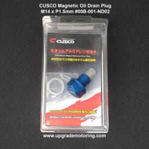 CUSCO Magnetic Oil Drain Plug – M14 x P1.5mm Honda, Mazda, Mitsubishi #00B-001-ND02