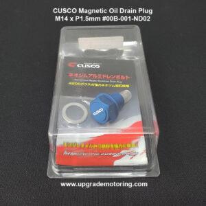 CUSCO Magnetic Oil Drain Plug – M14 x P1.5mm Honda, Mazda, Mitsubishi #00B-001-ND02