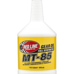 Red Line Gear Oil – 75W85 MT-85 GL-4 – Quart Each #50504