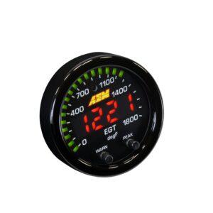AEM X-Series EGT Gauge Kit  0-1800F – Black Bezel/Black #30-0305