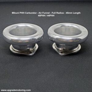 Mikuni Carburetor – Air Funnel Full Radius 44PHH 45mm O/L Each