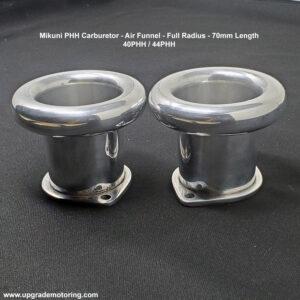 Mikuni Carburetor – Air Funnel Full Radius 44PHH 70mm O/L Each