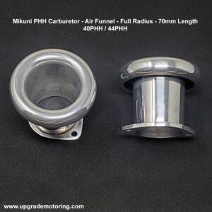 Mikuni Carburetor – Air Funnel Full Radius 44PHH 70mm O/L Each