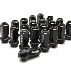 Muteki TR45 12×1.5mm Black 45mm Open Acorn 20pc Set #TR4506B