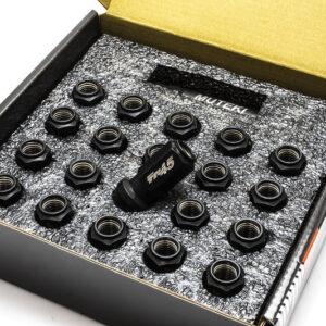 Muteki TR45 12×1.5mm Black 45mm Open Acorn 20pc Set #TR4506B