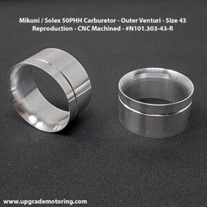 Mikuni Solex 50PHH Carburetor – Outer Venturi Size 43 #N101.303-43-R