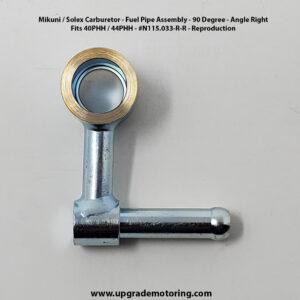 Mikuni / Solex Carburetor Fuel Pipe Assy 90Deg Right 40PHH 44PHH