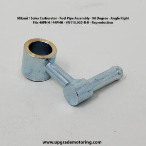 Mikuni / Solex Carburetor Fuel Pipe Assy 90Deg Right 40PHH 44PHH