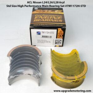 ACL Nissan L24/L28 6cyl Std Size High Performance Main Bearing Set #7M1172H-STD