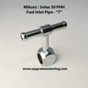Mikuni / Solex 50PHH Carburetor Fuel Inlet Pipe – “T”