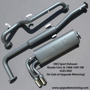 HKS Sport Exhaust Honda Civic Si 88-91 HB #LES-H05