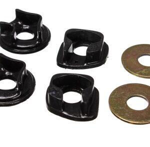 Honda Civic 1988-1991 Energy Suspension Motor Mount Inserts (MT) Black 16.1104G