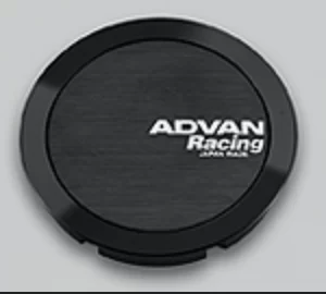 Yokohama ADVAN Racing Wheel Center Cap Full Flat Black 63mm V0332