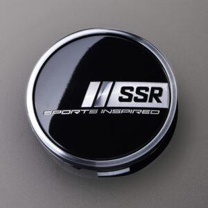 SSR “Sports Inspired” Center Cap Black B-Type Flat #PARTS244BL