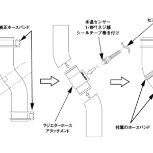 Greddy Radiator Hose Adapter Water Temp 40mm #16401640