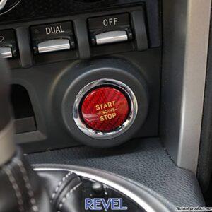 Revel GT Dry Carbon Engine Start Button Cover RED – 86, BRZ #1TR4GT0BS02RE 