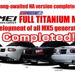 Tomei Full Titanium Muffler Expreme Ti – Miata MX-5 NA 89-97 #TB6090-MZ01A