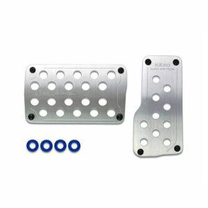 Car Mate Razo Super Grip Pedal Set A/T w/Blue #RP121