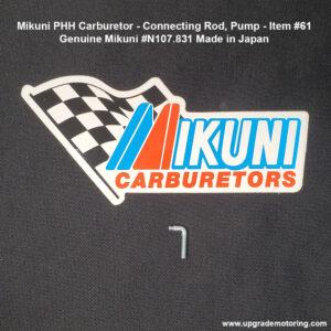 Mikuni Carburetor – Connecting Rod, Pump 44PHH Item #61 #N107.831