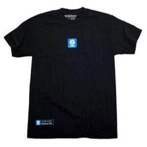 Sparco T-Shirt – Tach Black Large #01600NR3L