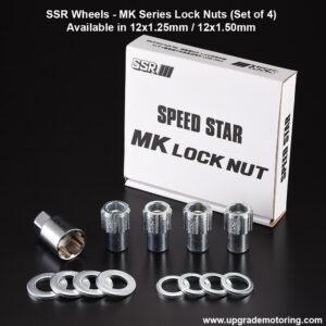 SSR Wheels – Speed Star MK Series – Lock Nuts 12×1.25mm (Set of 4)