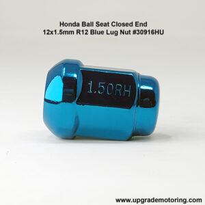 Honda Ball Seat Closed 12×1.5mm R12 Blue Lug Nut #30916HU